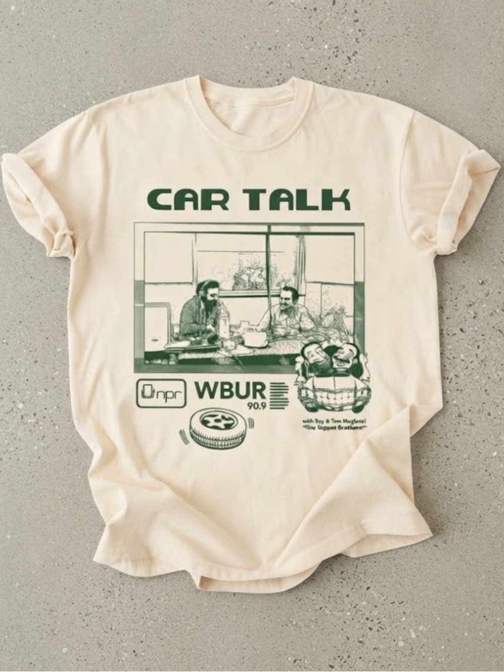 Public Radio Podcast Comedy Talk Show Graphic Gildan T-Shirt Tee